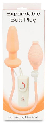 Expandable Butt Plug Flesh Anal Vibrators